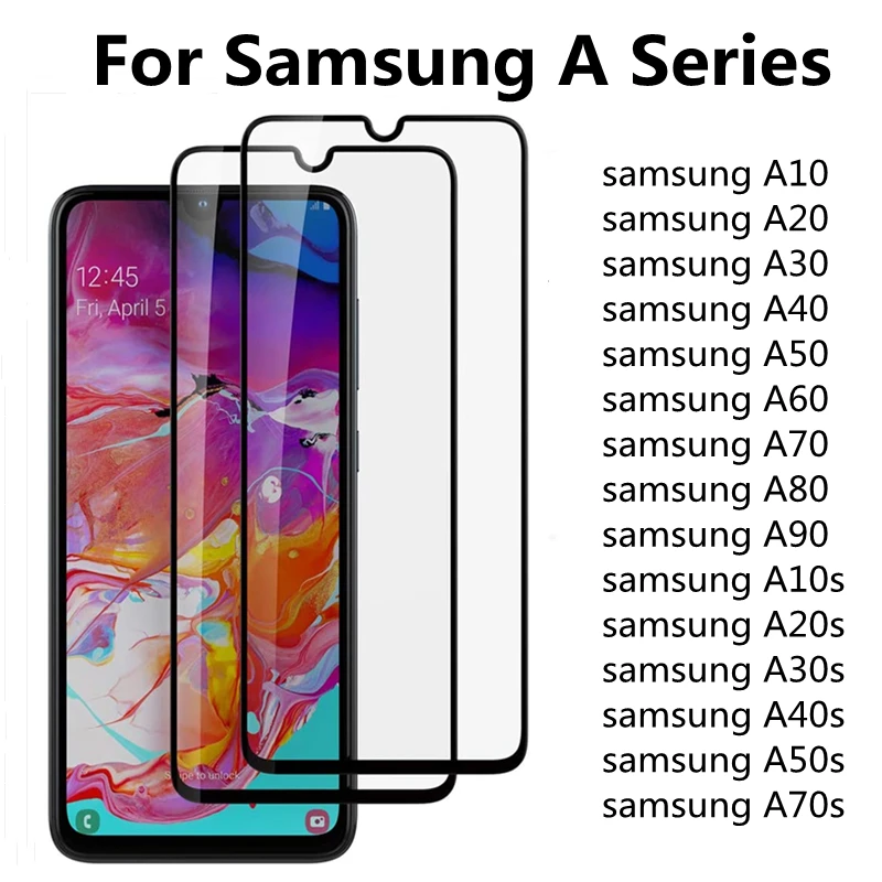 Para Samsung Galaxy A20e A50 A70 A40 A10 Protector de Pantalla de Vidrio Templado Premium 